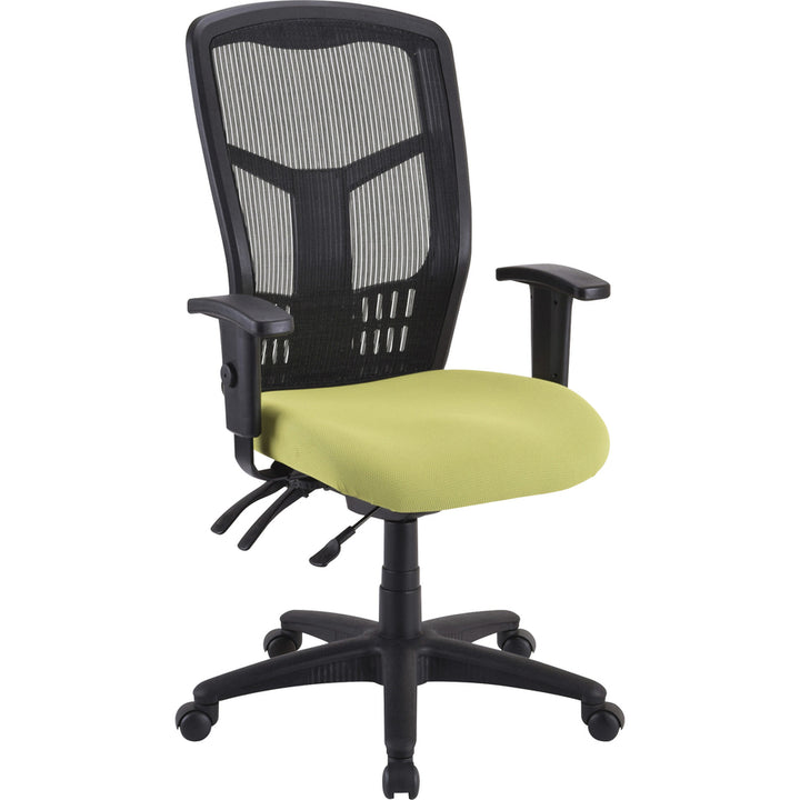 Image of Lorell 86215 Premium Molded Tractor Seat For Ergomesh Frame, Green, Fabric, 1 Each