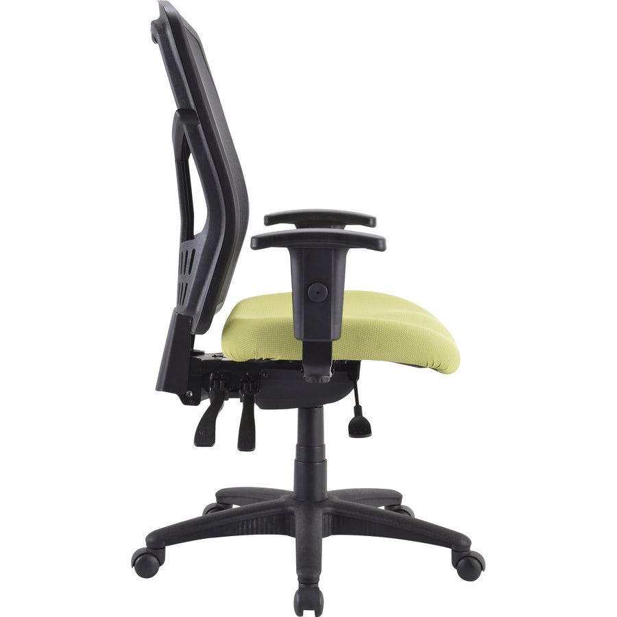 Image of Lorell 86215 Premium Molded Tractor Seat For Ergomesh Frame, Green, Fabric, 1 Each