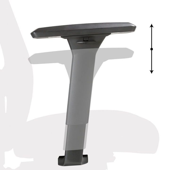 Image of Lorell Chair, High-Back, 28-1/2"Wx28-1/2"Lx45"H, Black