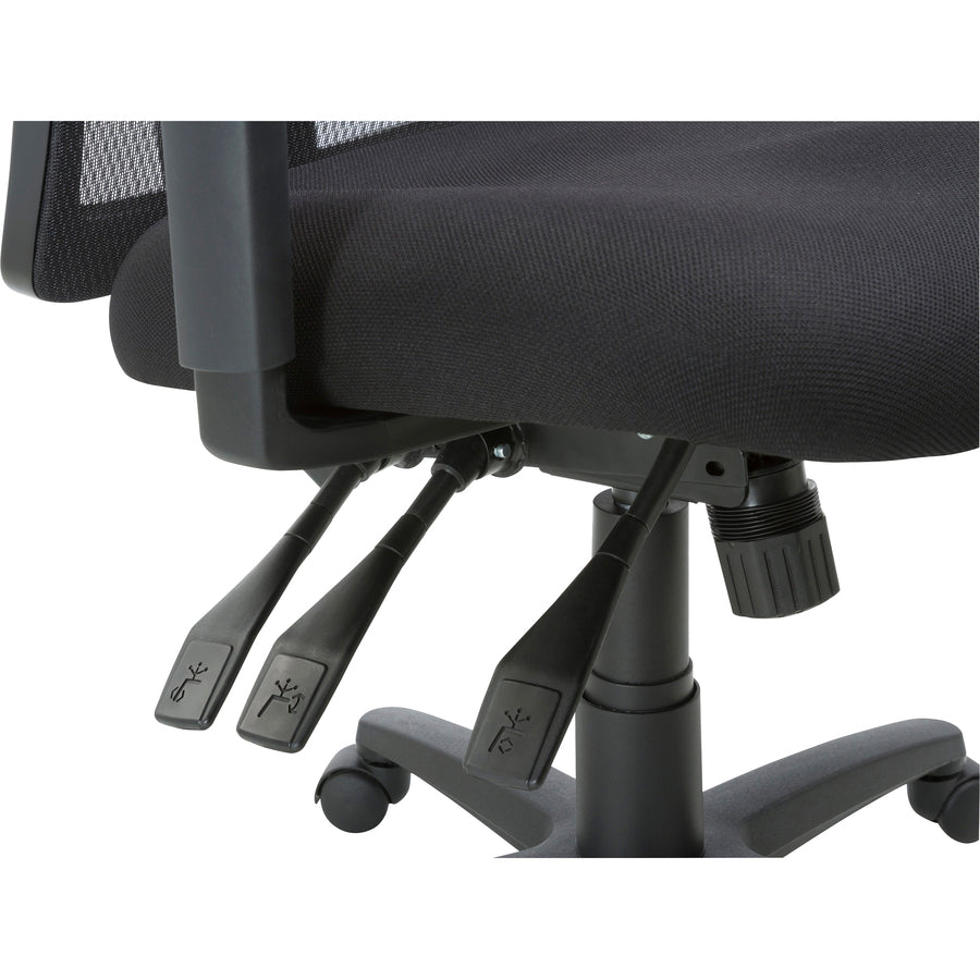 Image of Lorell Chair, High-Back, 28-1/2"Wx28-1/2"Lx45"H, Black