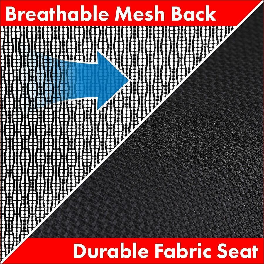 Image of Lorell Chair, High-Back, 28-1/2"Wx28-1/2"Lx45"H, Black