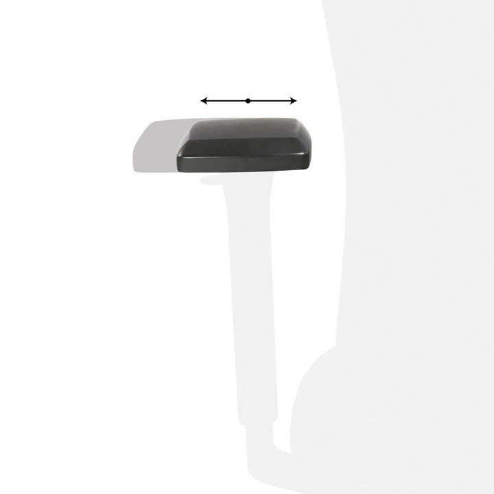 Image of Lorell Chair, High-Back, 28-1/2"Wx28-1/2"Lx45"H, Black