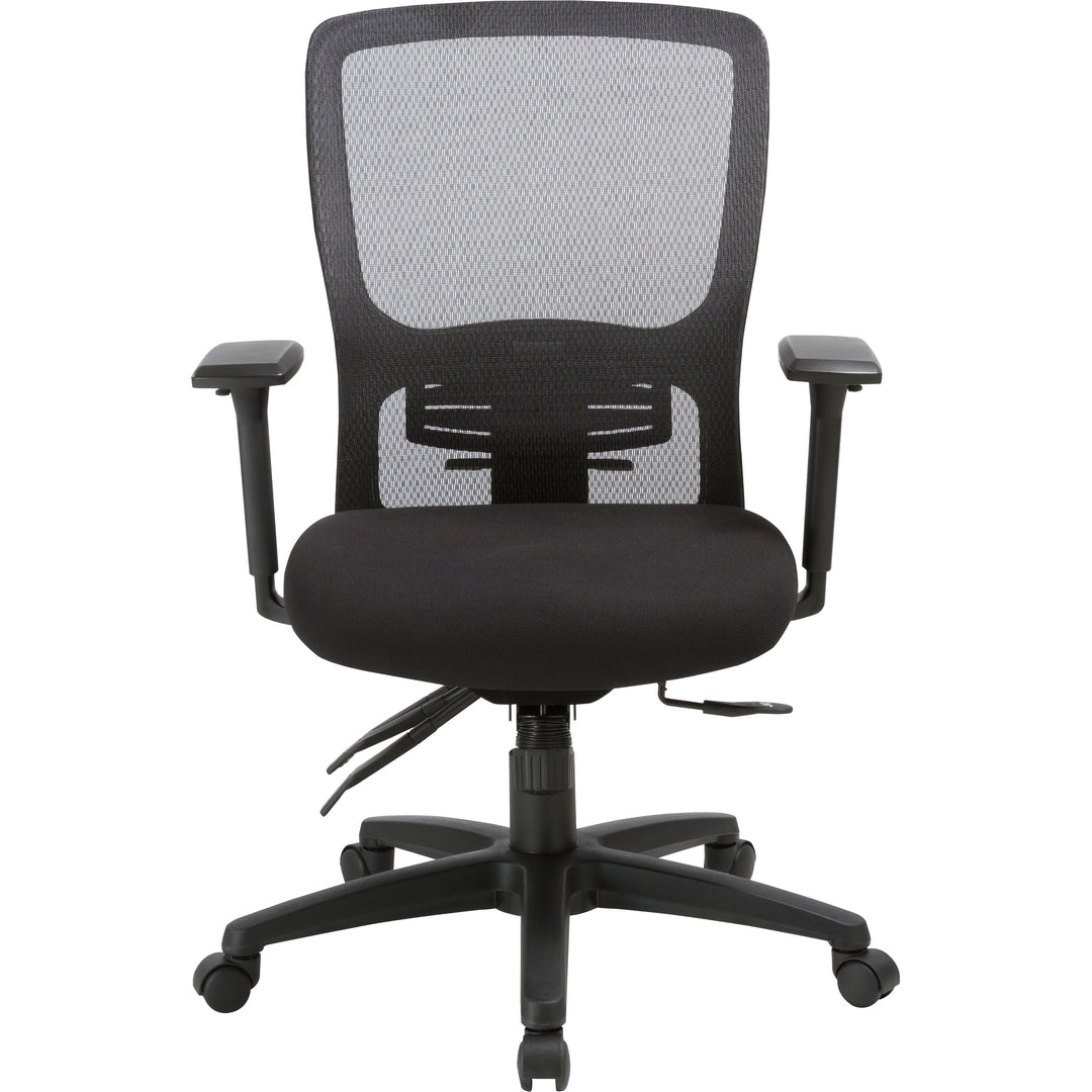 Image of Lorell Chair, High-Back, 28-1/2"Wx28-1/2"Lx45"H, Black