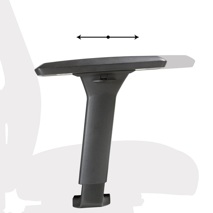 Image of Lorell Chair, High-Back, 28-1/2"Wx28-1/2"Lx45"H, Black