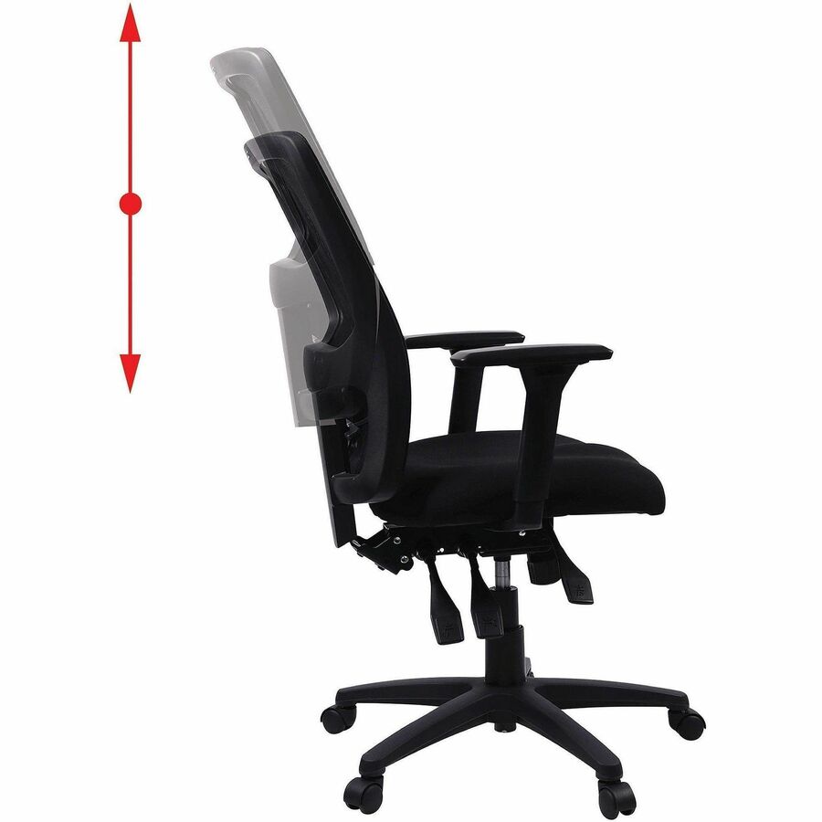 Image of Lorell Chair, High-Back, 28-1/2"Wx28-1/2"Lx45"H, Black