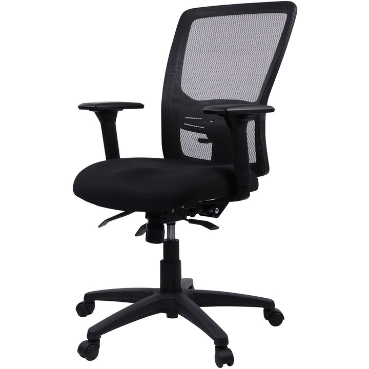 Image of Lorell Chair, High-Back, 28-1/2"Wx28-1/2"Lx45"H, Black