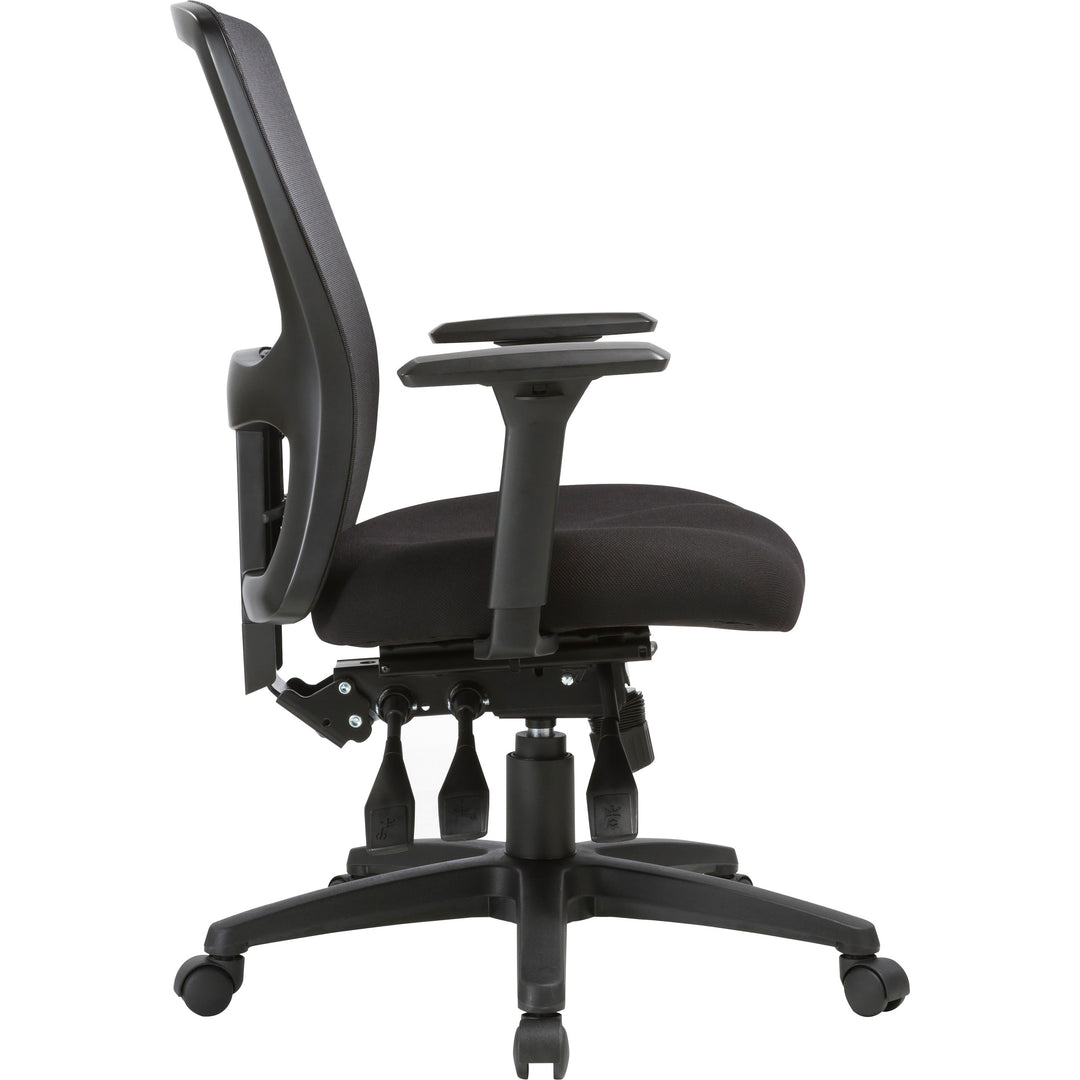 Image of Lorell Chair, High-Back, 28-1/2"Wx28-1/2"Lx45"H, Black
