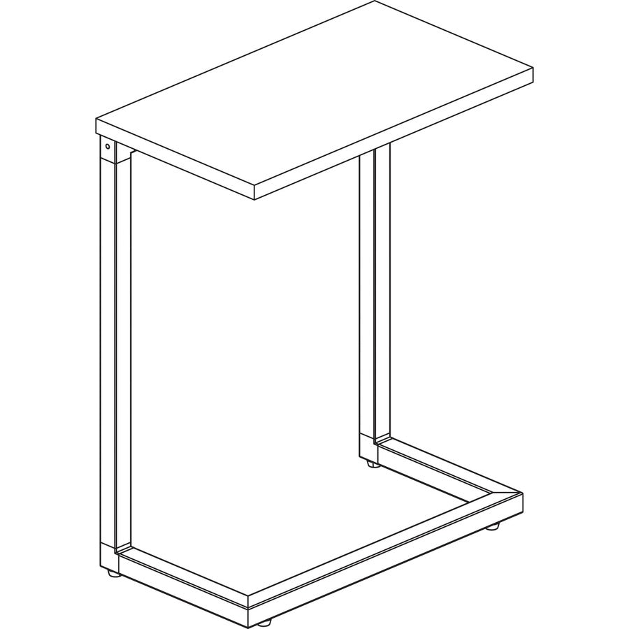 Image of Lorell 86927 Quintessence Collection Cantilever Table