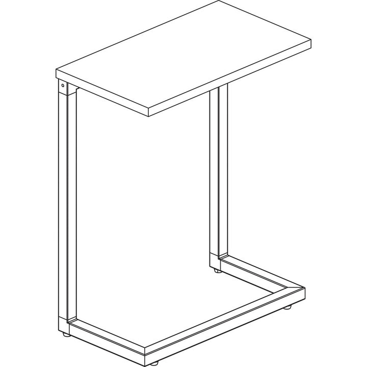 Image of Lorell 86928 Quintessence Collection Cantilever Table