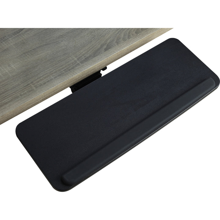 Image of Lorell Keyboard Tray, Mountable, 10-9/10"Wx28-1/2"Lx5"H, Black