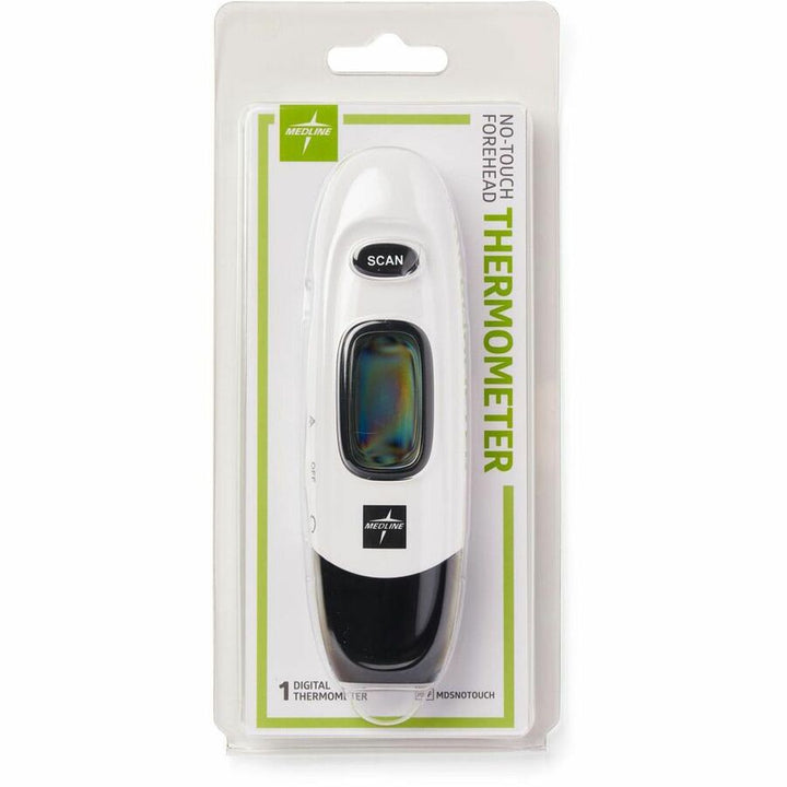 Image of Medline Forehead Thermometer, No Touch, 3-3/10"Wx7-1/4"Lx1-2/5"H, WE