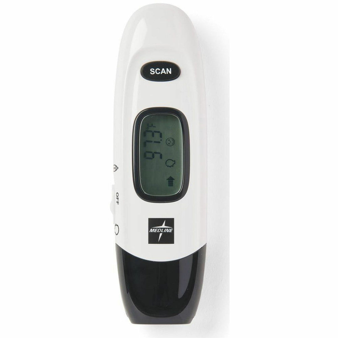 Image of Medline Forehead Thermometer, No Touch, 3-3/10"Wx7-1/4"Lx1-2/5"H, WE