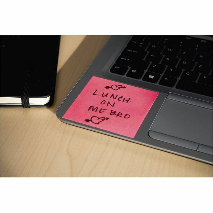 Image of 3M Post-it Note Cube, Super Sticky, 3"x3", 360 Shts, Aqua Wave