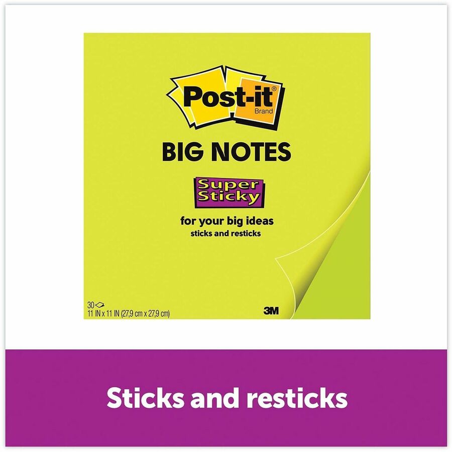 Image of Post-it® BN11G Super Sticky Big Notes
