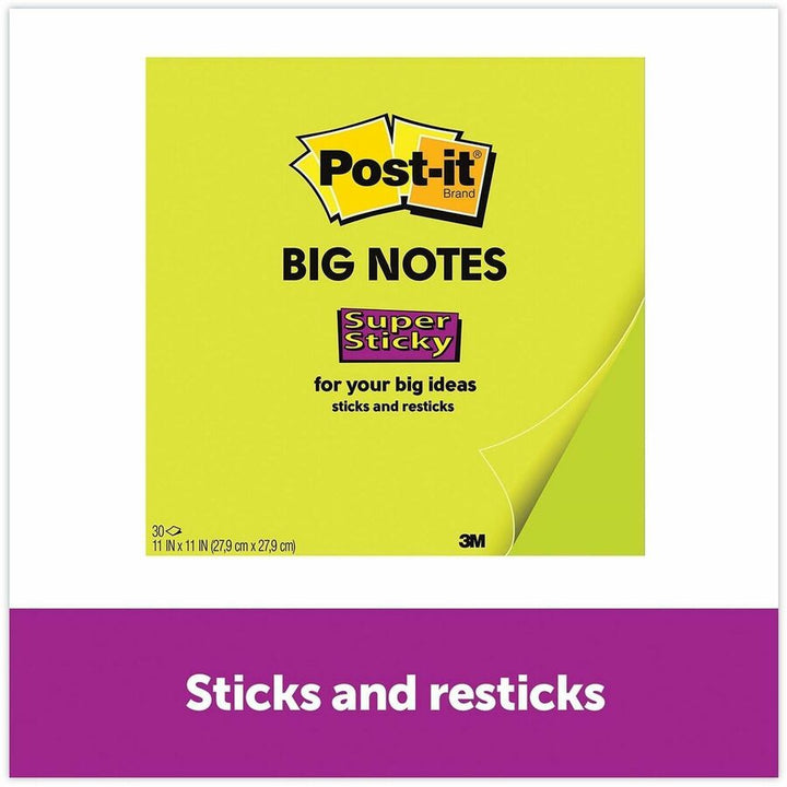 Image of Post-it® BN11G Super Sticky Big Notes