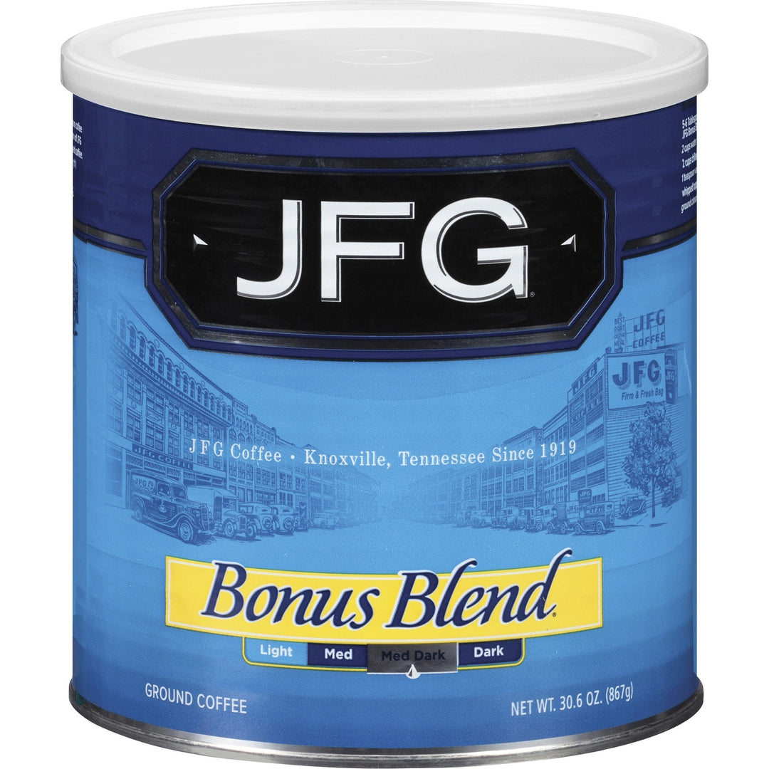 Image of New England® Coffee Coffee, Bonus Blend, Preground, 30.6 oz., Dark Brown