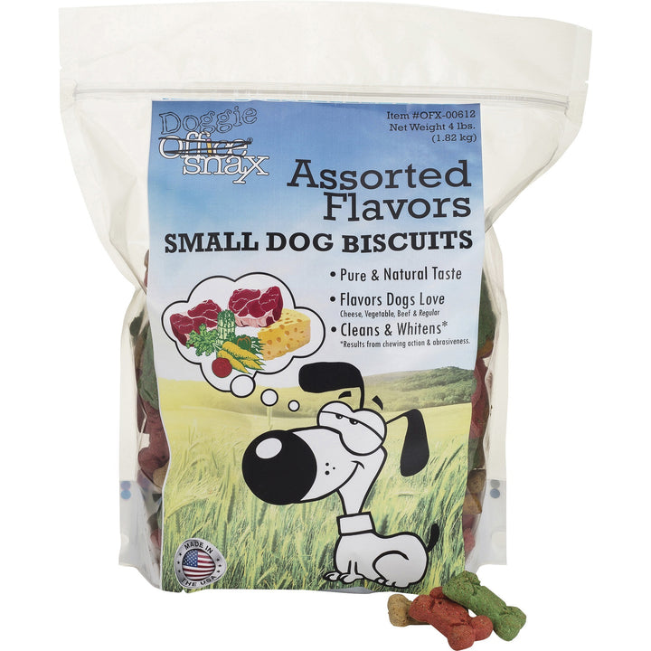 Image of Office Snax 00612 Doggie Treats Bulk Box, For Dog, 4 lb, 1 Bag