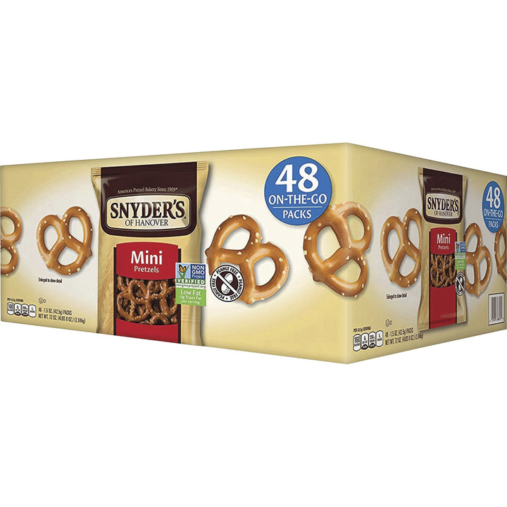 Image of Snyder's® Mini Pretzels, 1.5 oz, 48PK/BX