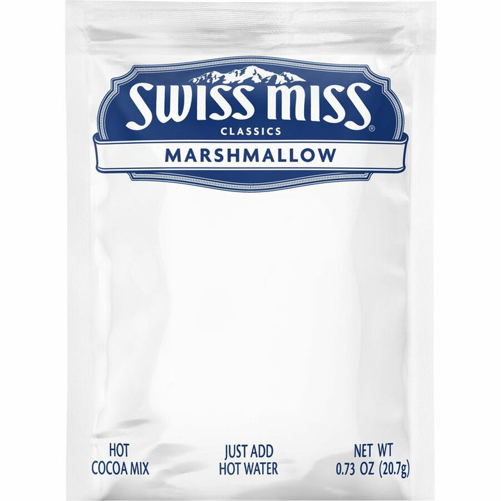 Image of Swiss Miss® 47492 Milk Chocolate Hot Cocoa Mix, Powder, 0.73 oz, Marshmallow, 50 / Box