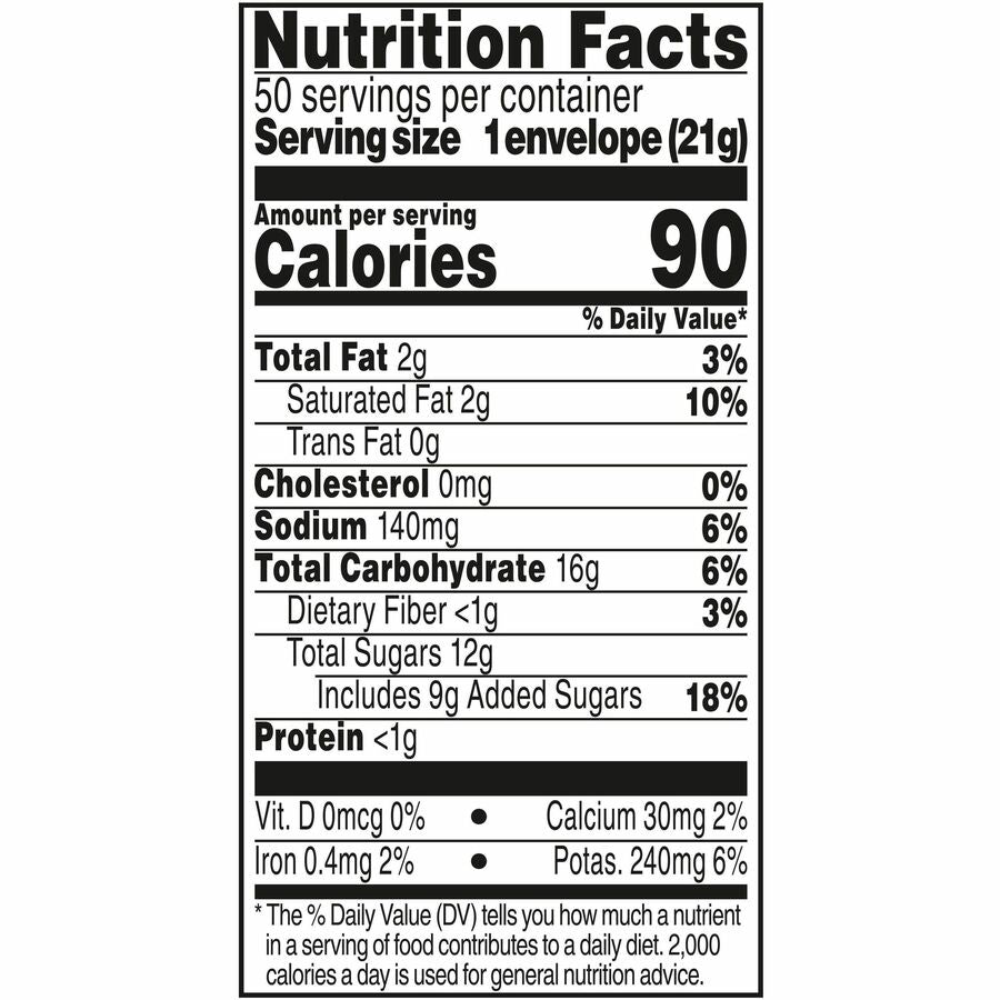 Image of Swiss Miss® 47492 Milk Chocolate Hot Cocoa Mix, Powder, 0.73 oz, Marshmallow, 50 / Box