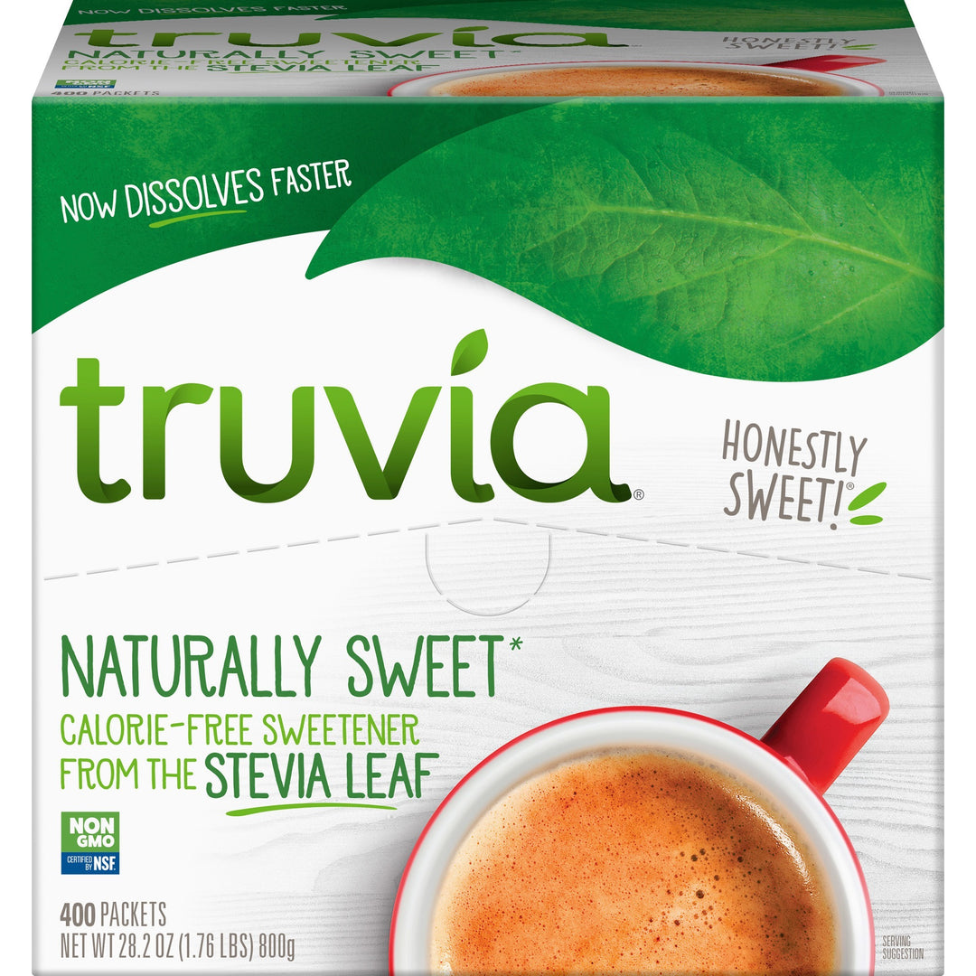 Image of Cargill (Truvia) Natural Sweetener, 6-2/5"Wx7-3/5"Lx7-1/10"H, 400/CT, Multi