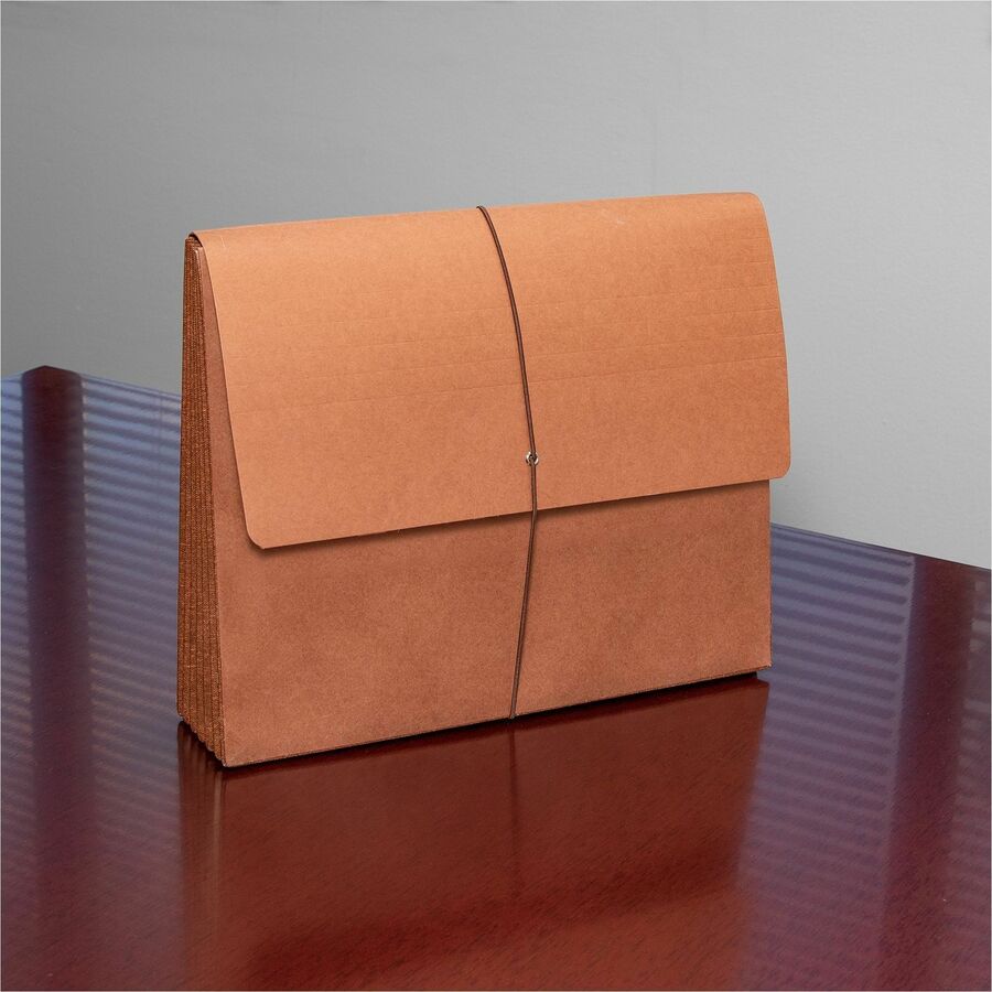 Image of Business Source Accordion Wallets, Ltr, 5-1/4" Exp, 12-3/8"x10", 10/BX, BN