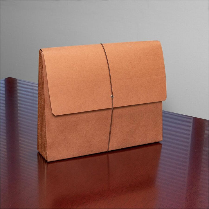Image of Business Source Accordion Wallets, Ltr, 5-1/4" Exp, 12-3/8"x10", 10/BX, BN