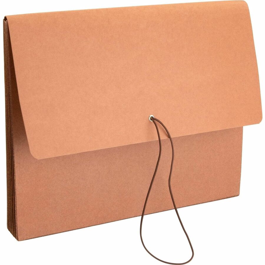 Image of Business Source Accordion Wallets, Ltr, 5-1/4" Exp, 12-3/8"x10", 10/BX, BN