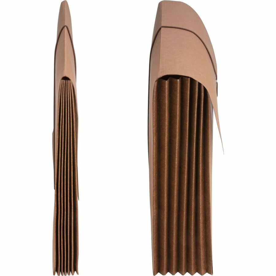 Image of Business Source Accordion Wallets, Lgl, 5-1/4" Exp, 12-3/8"x10", 10/BX, BN