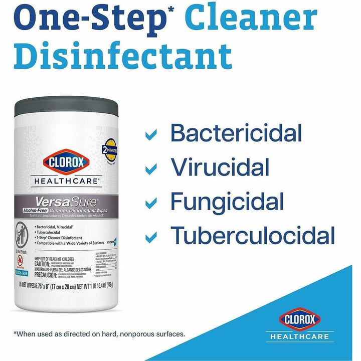 Image of Clorox Healthcare 31757 VersaSure Cleaner Disinfectant Wipes