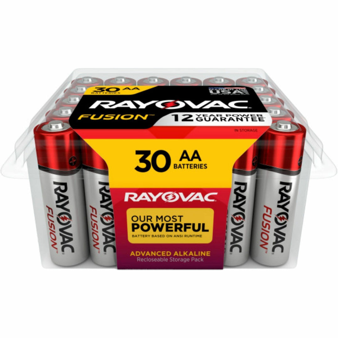 Image of Rayovac® Alkaline Batteries, AA Fusion, Pro Pack, 30/PK, RDSR