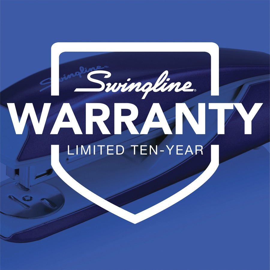 Image of Swingline® Stapler, 40-Sheet Cap, 2-1/2"x1-4/5"x8-1/10", Pink/White