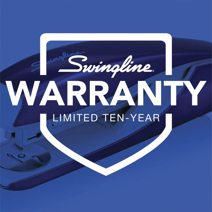 Image of Swingline® Stapler, 40-Sheet Cap, 2-1/2"x1-4/5"x8-1/10", Pink/White