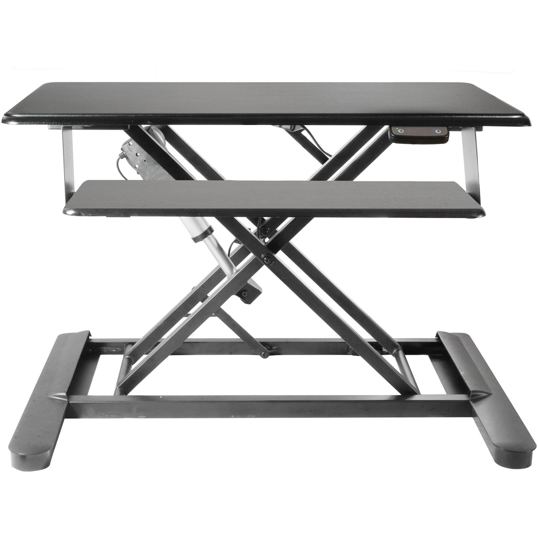 Image of Kantek Desk Riser, Electric, Sit-Stand, 35"x26"x6-3/10"-23-2/5",BK
