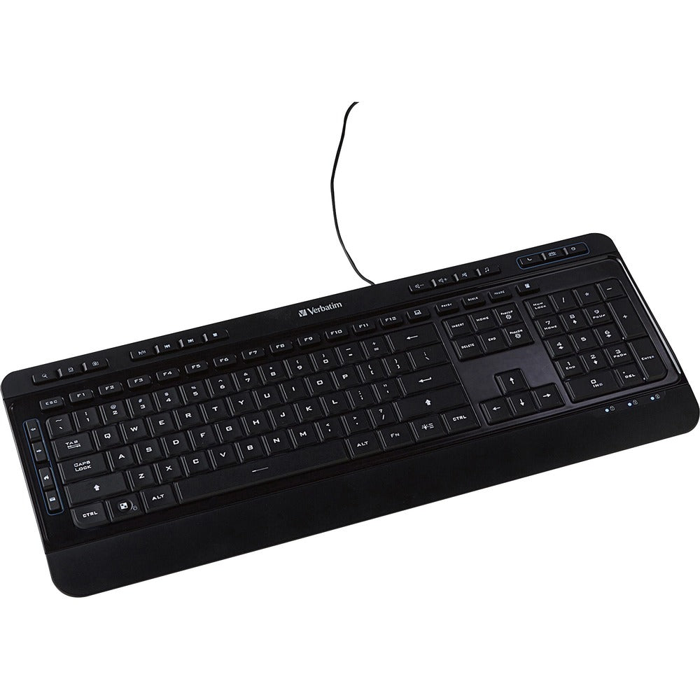 Image of Verbatim® Keyboard, Illuminated, USB Connection, Corded