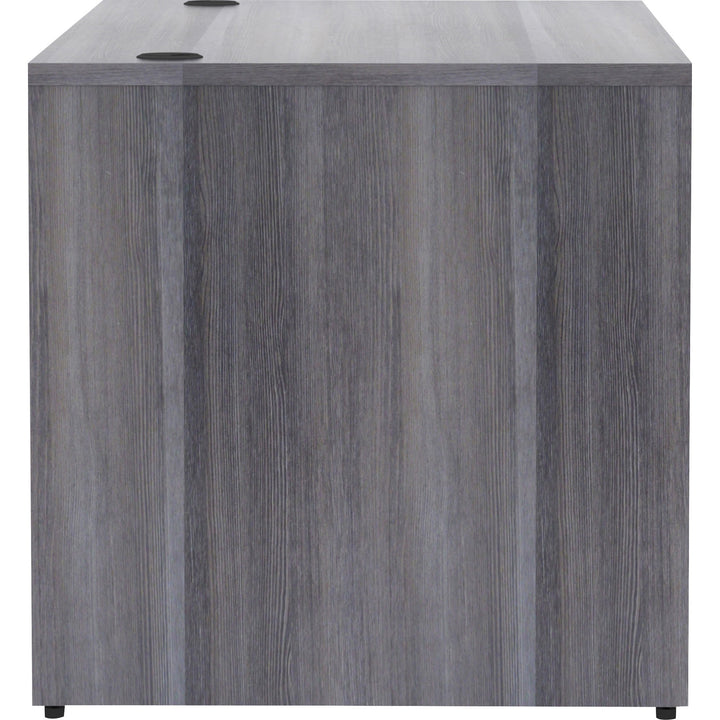 Image of Lorell Desk Shell, Rectangular, 60"x30"x29-1/2", Weathered Charcoal