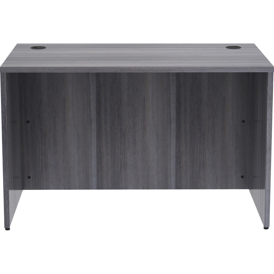 Image of Lorell Desk Shell, Rectangular, 48"x30"x29-1/2", Weathered Charcoal