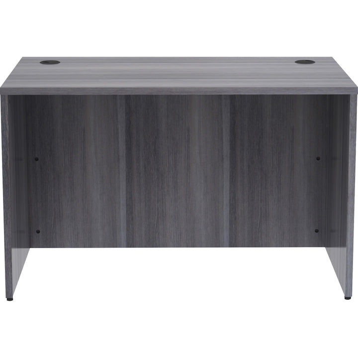 Image of Lorell Desk Shell, Rectangular, 48"x30"x29-1/2", Weathered Charcoal