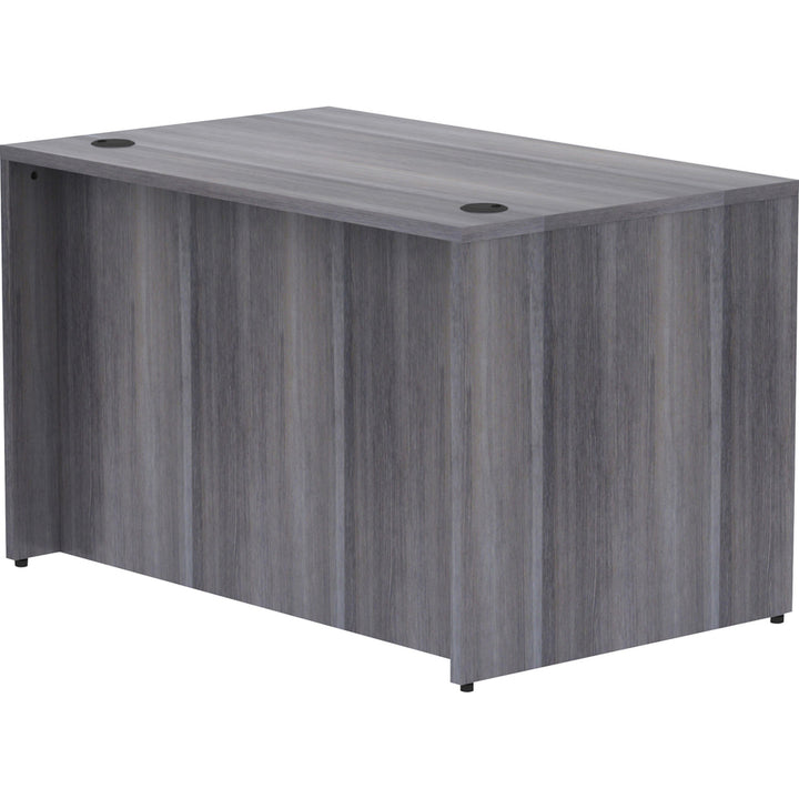 Image of Lorell Desk Shell, Rectangular, 48"x30"x29-1/2", Weathered Charcoal