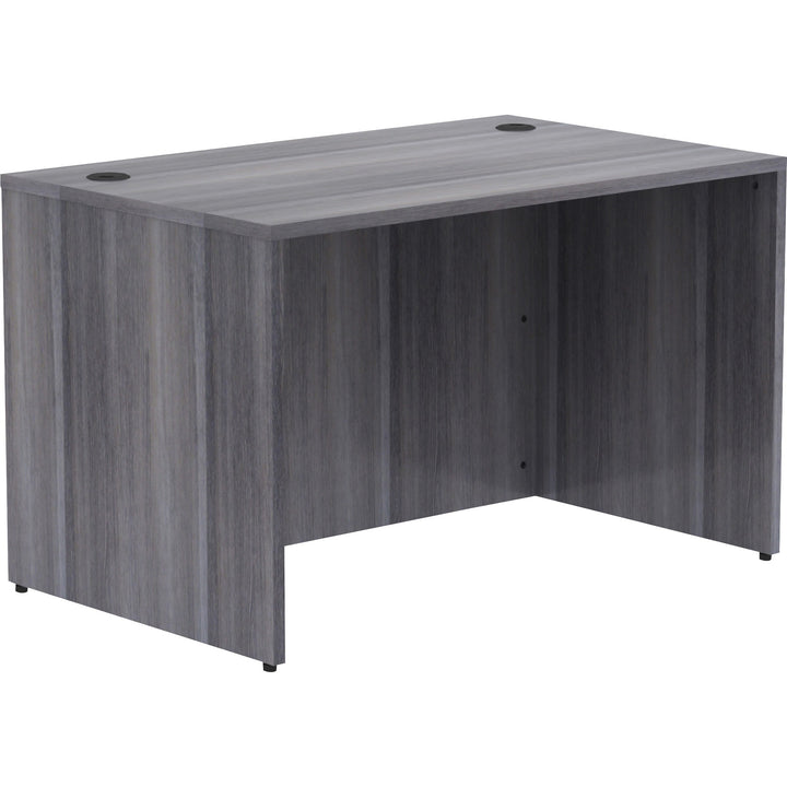 Image of Lorell Desk Shell, Rectangular, 48"x30"x29-1/2", Weathered Charcoal