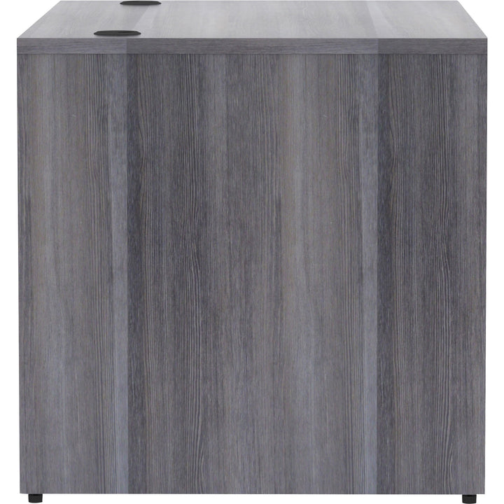 Image of Lorell Desk Shell, Rectangular, 48"x30"x29-1/2", Weathered Charcoal