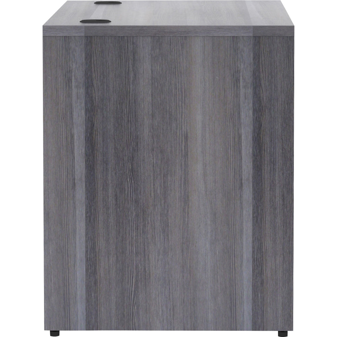 Image of Lorell Desk Shell, Rectangular, 48"x24"x29-1/2", Weathered Charcoal