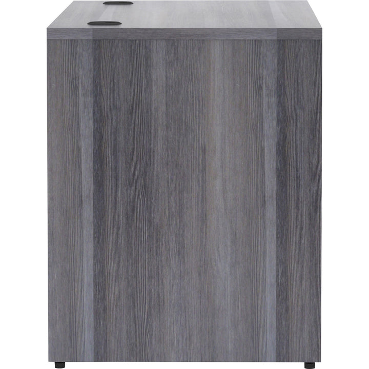 Image of Lorell Desk Shell, Rectangular, 48"x24"x29-1/2", Weathered Charcoal