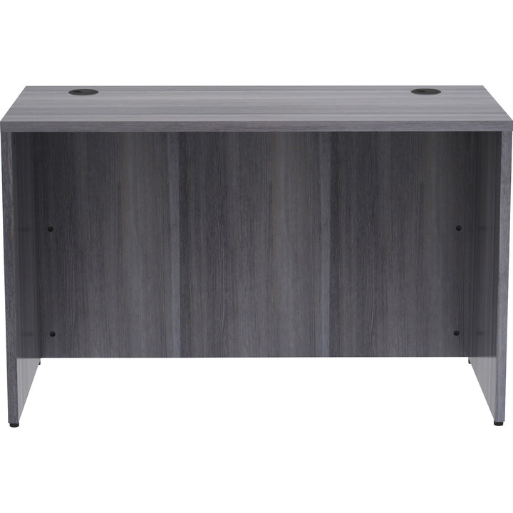 Image of Lorell Desk Shell, Rectangular, 48"x24"x29-1/2", Weathered Charcoal