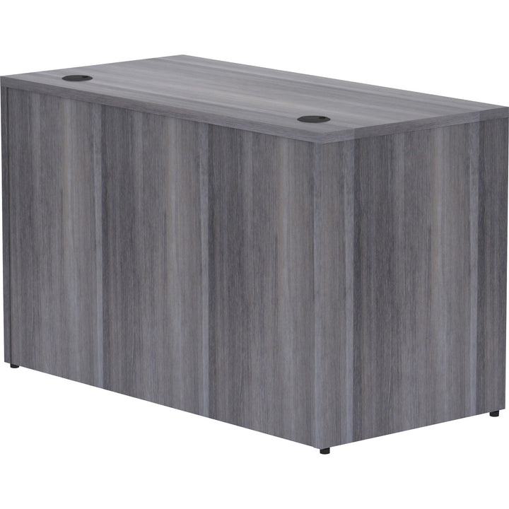 Image of Lorell Desk Shell, Rectangular, 48"x24"x29-1/2", Weathered Charcoal