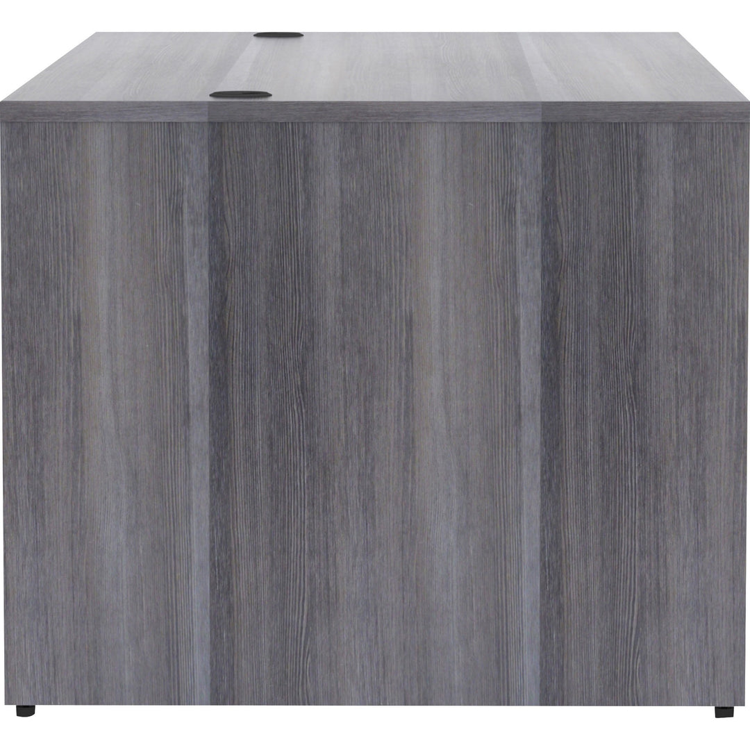 Image of Lorell Desk Shell, Rectangular, 72"x36"x29-1/2", Weathered Charcoal