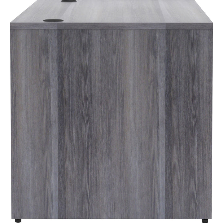 Image of Lorell Desk Shell, Rectangular, 72"x30"x29-1/2", Weathered Charcoal