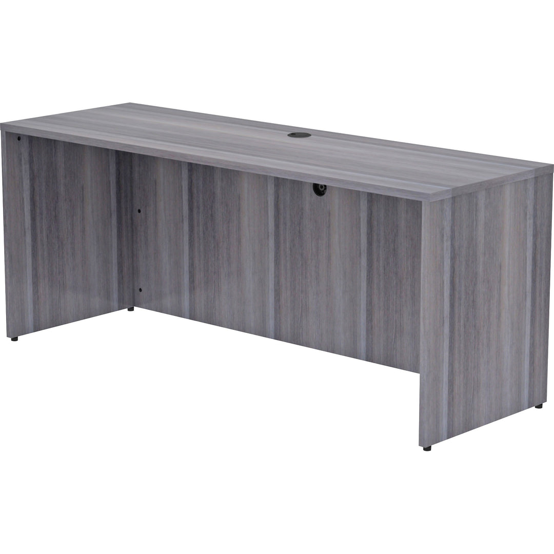 Image of Lorell Credenza Shell, 72"x24"x29-1/2", Weathered Charcoal