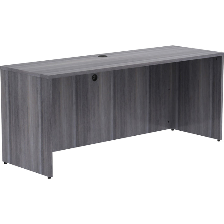 Image of Lorell Credenza Shell, 72"x24"x29-1/2", Weathered Charcoal
