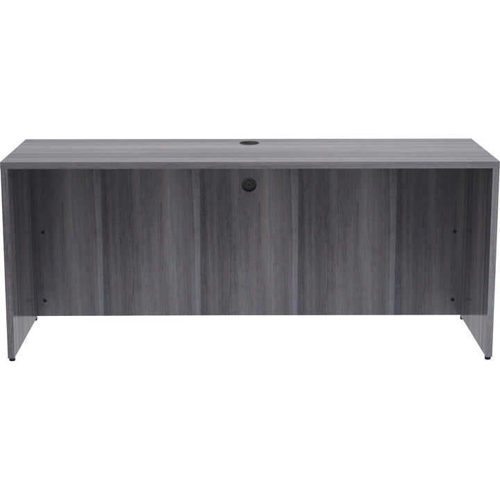 Image of Lorell Credenza Shell, 72"x24"x29-1/2", Weathered Charcoal